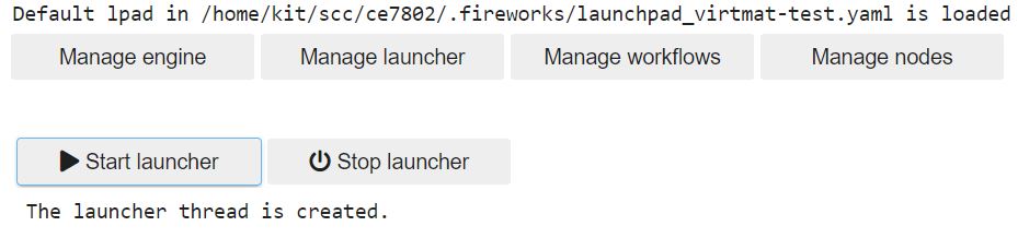 Manage launcher